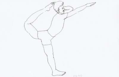 NATARAJASANA - beautiful postures in yoga practice