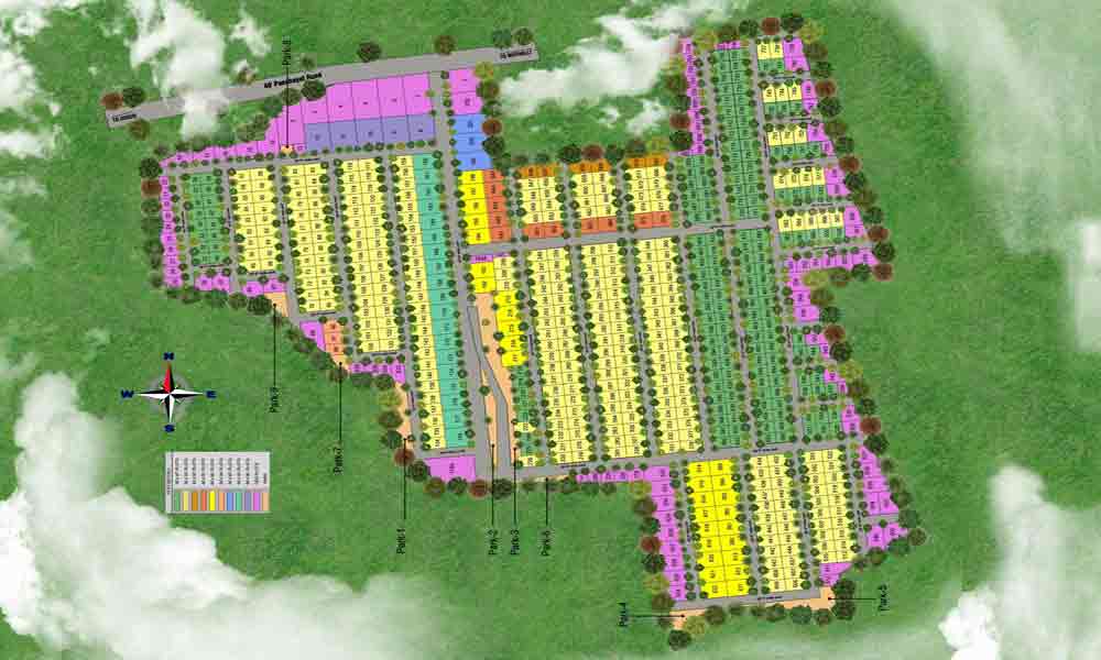 Residential house plots for sale on Hosur - Alasanatham road